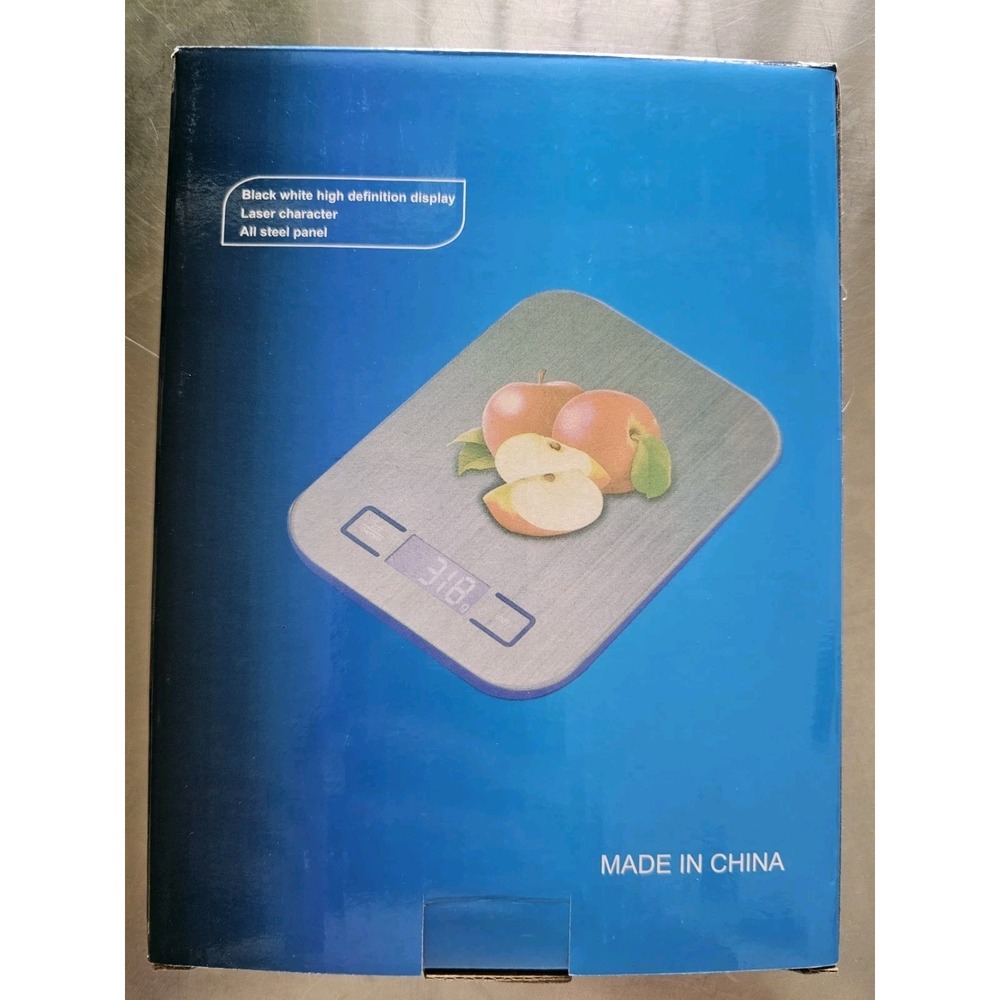 Food Kitchen Scale, Digital Grams and Ounces for Weight Loss, Baking, C - Picture 9 of 11